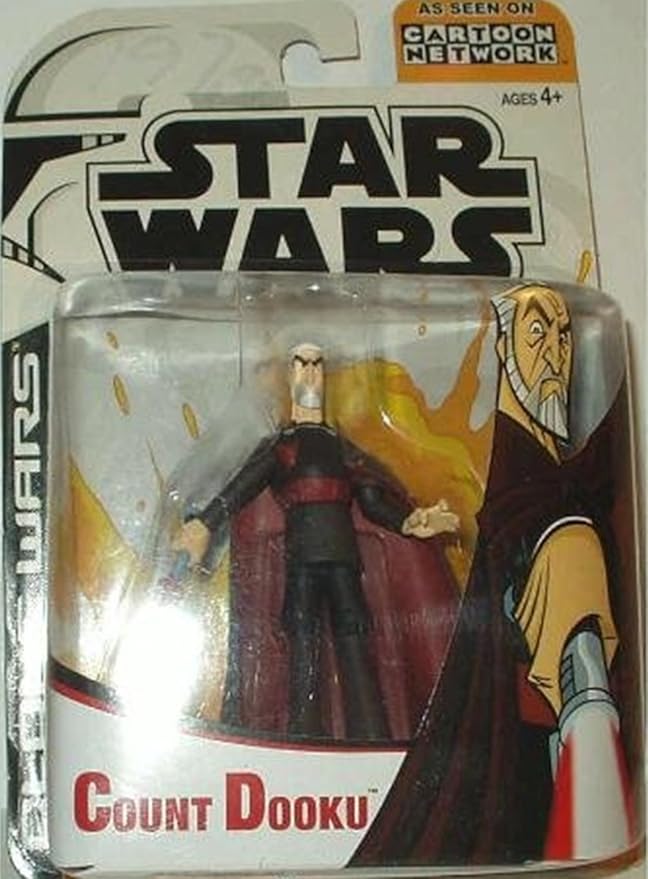 Star Wars The Clone Wars 3.75 Inch Action Figure Cartoon Network - Count Dooku