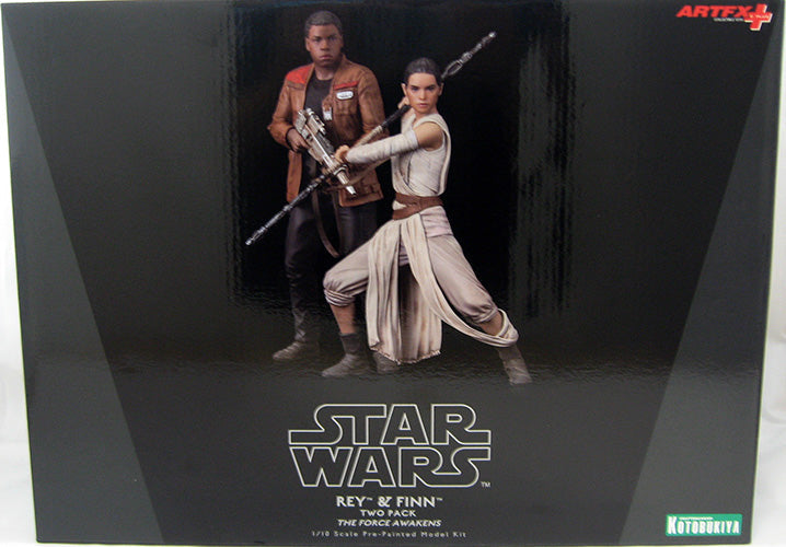 Star Wars The Force Awakens 7 Inch Statue Figure ArtFX+ - Rey & Finn