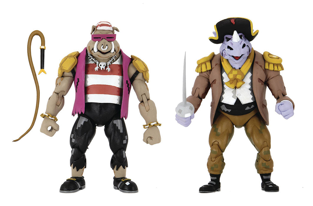 Teenage Mutant Ninja Turtles Turtles In Time 6 Inch Action Figure 2-Pack - Pirate Bebop & Rocksteady