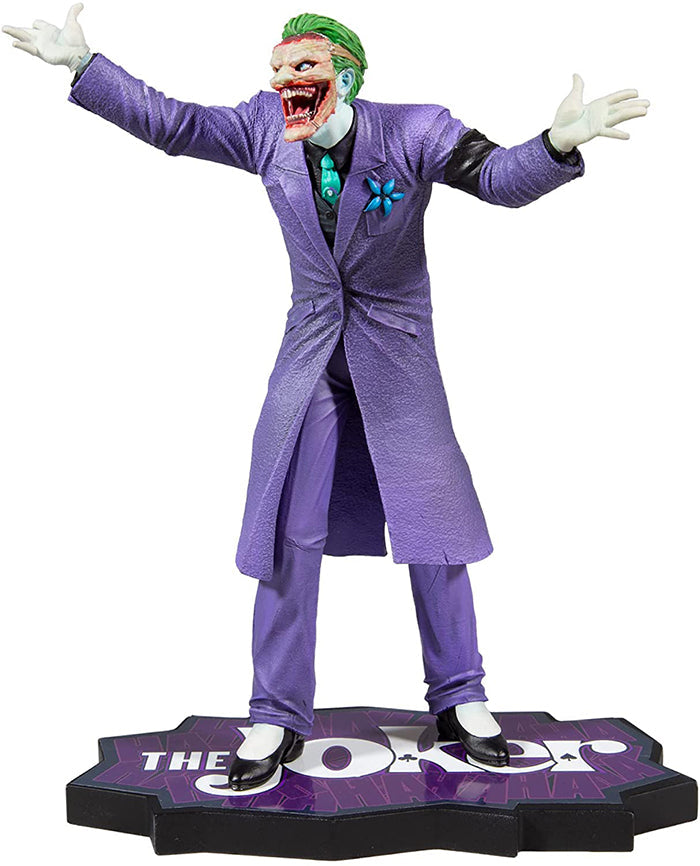 The Joker Purple Craze 10 Inch Statue Figure - The Joker By Greg Capullo