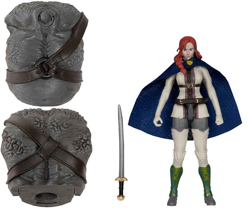 The Lord Of The Rings The War of the Rohirrim 4 Inch Action Figure BAF Snow Troll - Hera Princess of Rohan