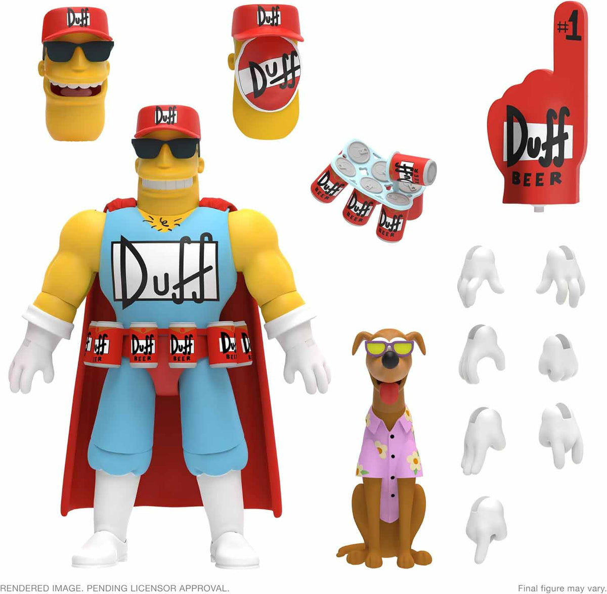 The Simpsons 7 Inch Action Figure Ultimates Wave 2 - Duffman