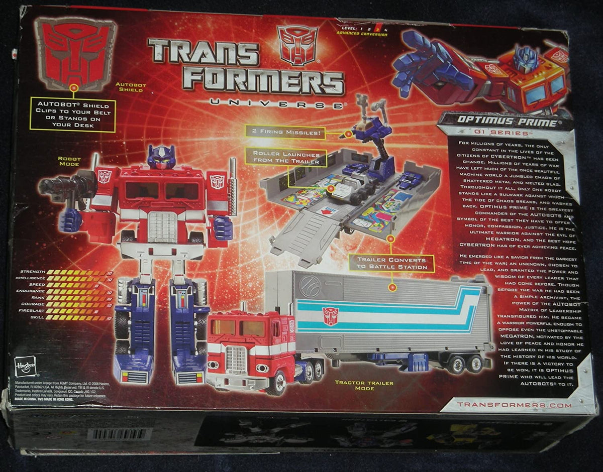 Transformers Collectors 25th Anniversary 7 Inch Action Figure G - Optimus Prime G1 Re-Issue