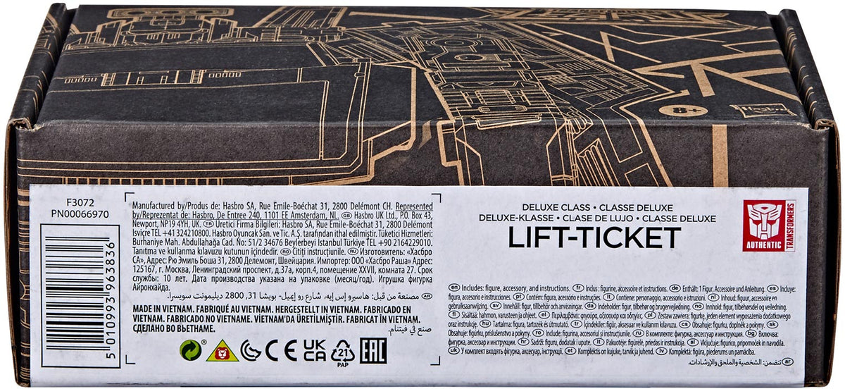 Transformers Generations Selects 6 Inch Action Figure Deluxe Class - Lift-Ticket