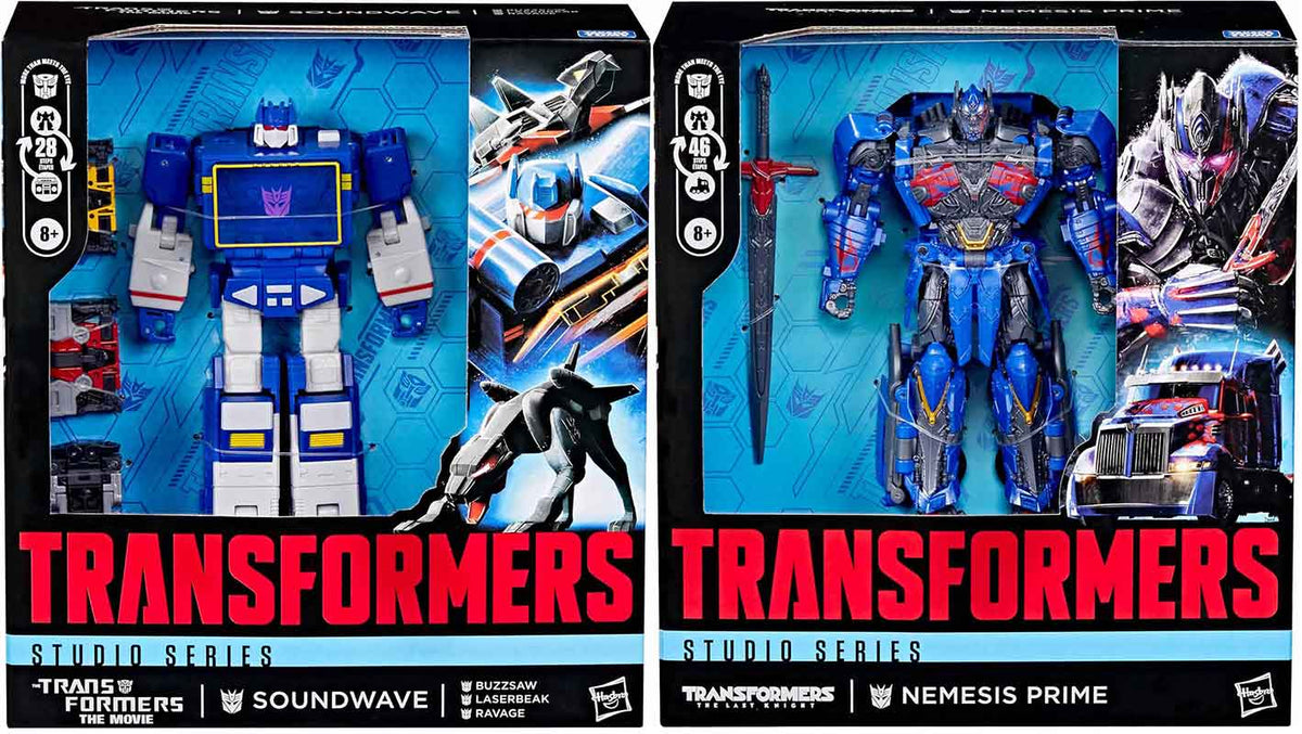 Transformers Studio Series 8 Inch Action Figure Leader Class (2026 Wave 1) - Set of 2 (Soundwave - Nemesis Prime)