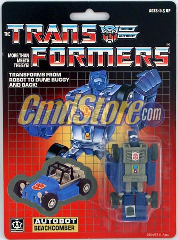 Transformers G1 Generation One Action Figures Hasbro Toy: Autobot Beachcomber KO