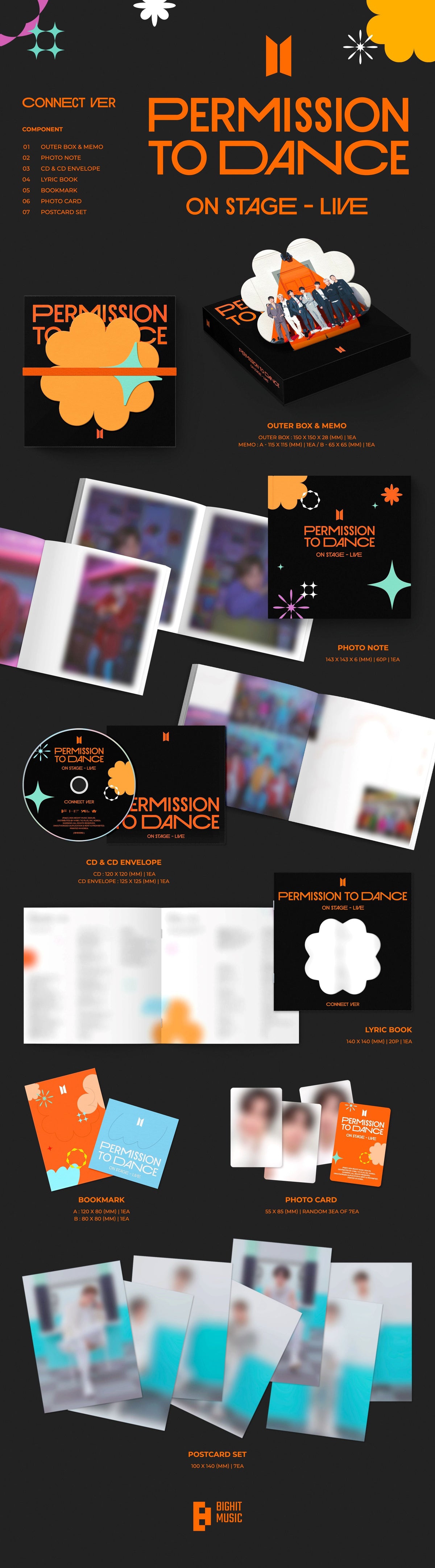 Permission to Dance on Stage - Live (Connect Ver.) - BTS [CD]