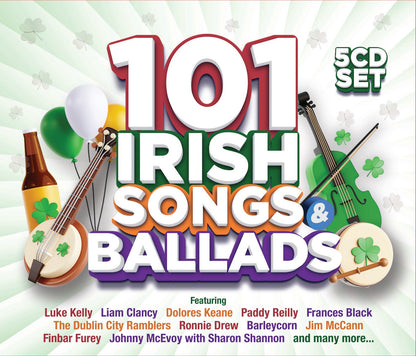 101 Irish Songs & Ballads 5 CD Set - Various Artists [CD]