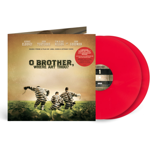 O Brother, Where Art Thou? Soundtrack (25 Year Anniversary Dapper Dan Red Edition) - Various Artists [Colour Vinyl]