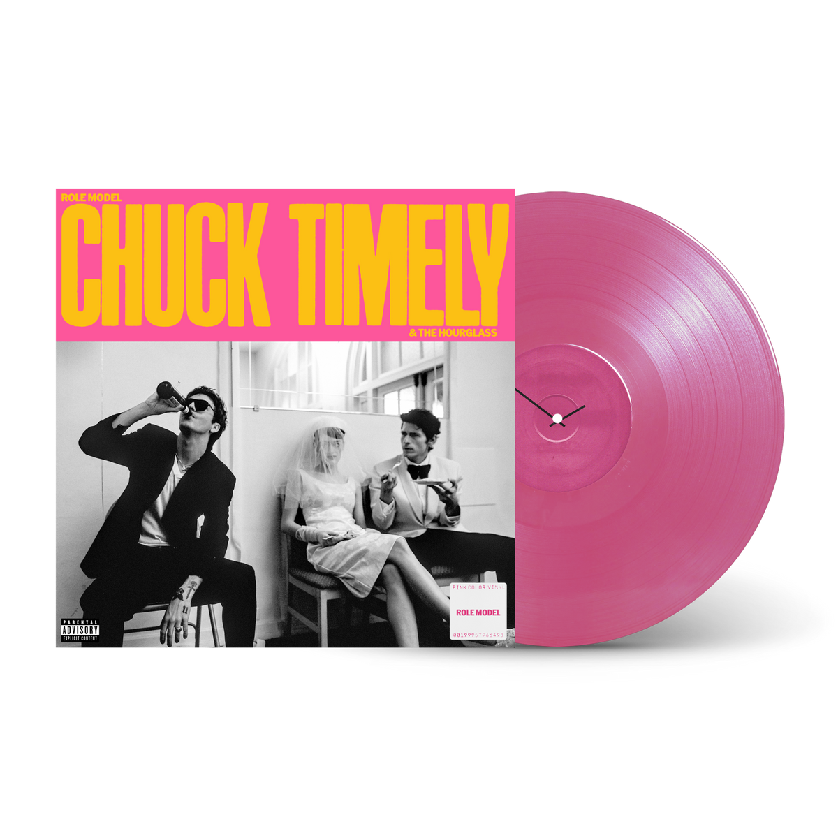 Chuck Timely & the Hourglass (Opaque Watermelon Pink Edition) - ROLE MODEL [Colour Vinyl]