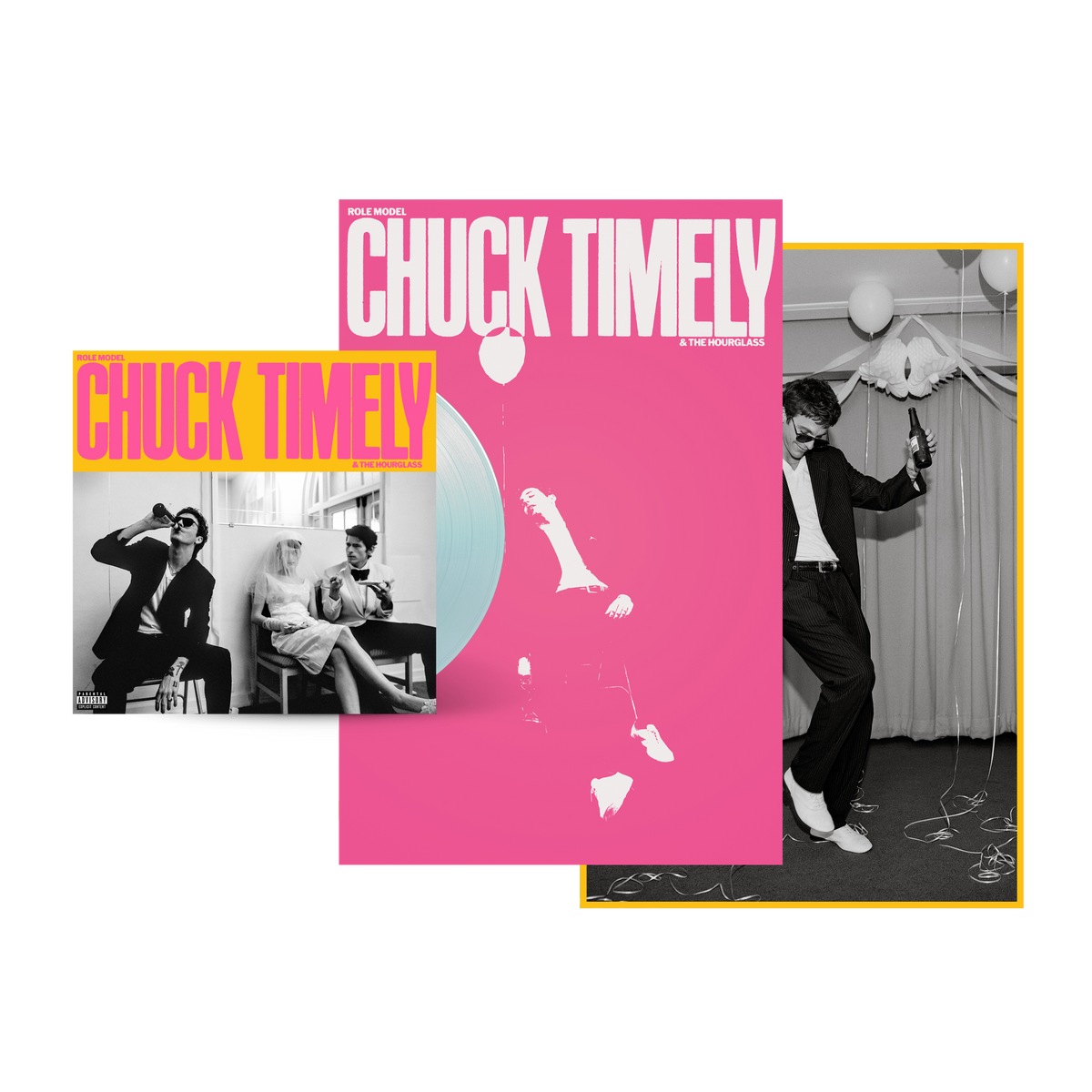 Chuck Timely & the Hourglass (Translucent Clearwater Blue Edition) - ROLE MODEL [Colour Vinyl]