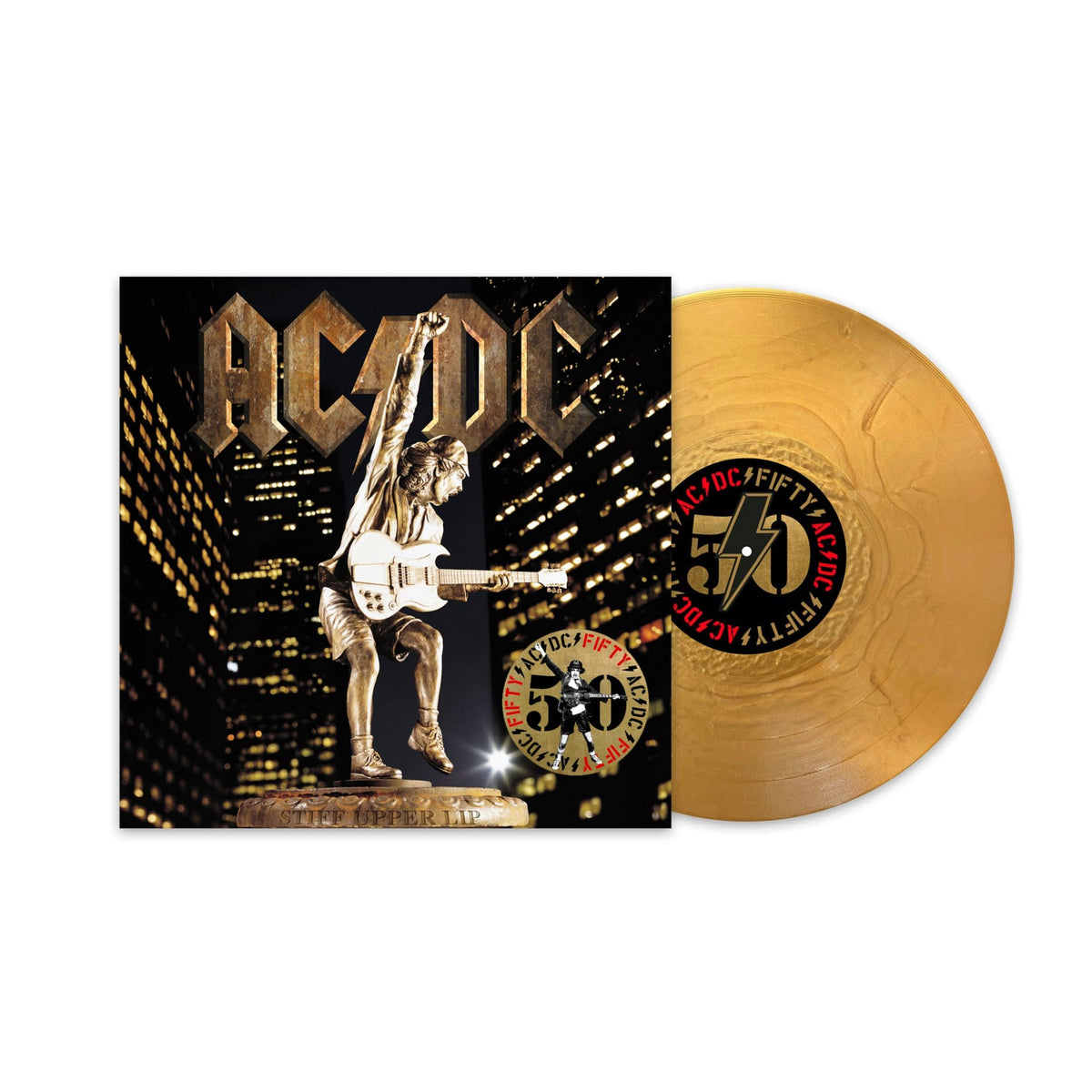Stiff Upper Lip (50th Anniversary Gold Edition) - AC/DC [Colour Vinyl]