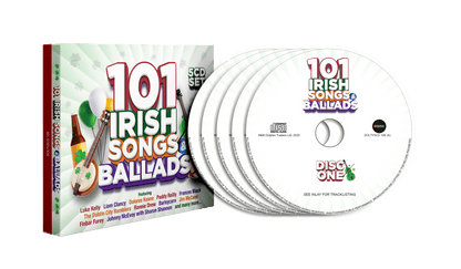 101 Irish Songs & Ballads 5 CD Set - Various Artists [CD]