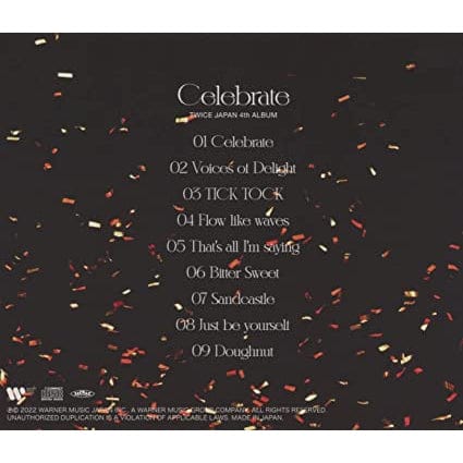 TWICE - CELEBRATE [CD]
