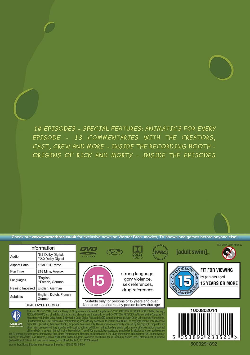 Rick and Morty: Season Three [DVD]