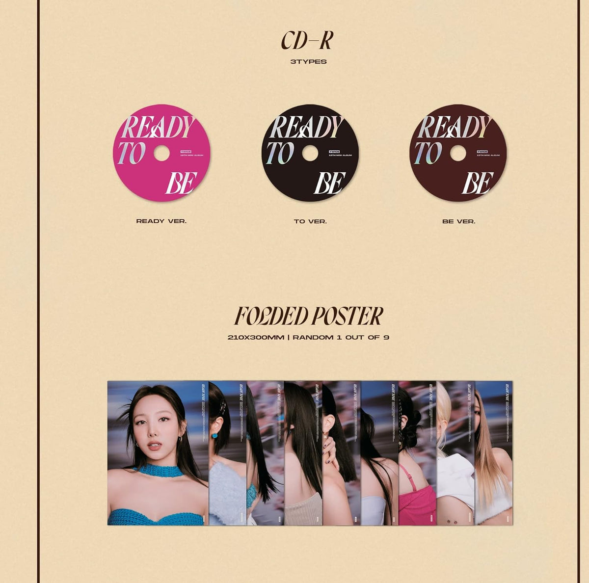 Ready To Be (12th Mini Album) - Twice [CD]