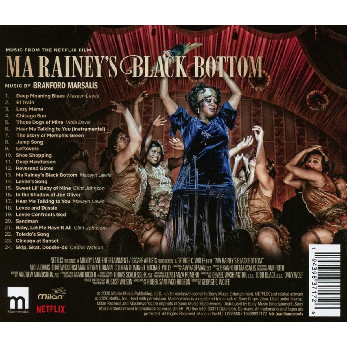 Ma Rainey's Black Bottom (Music from the Netflix Film):   - Branford Marsalis [CD]