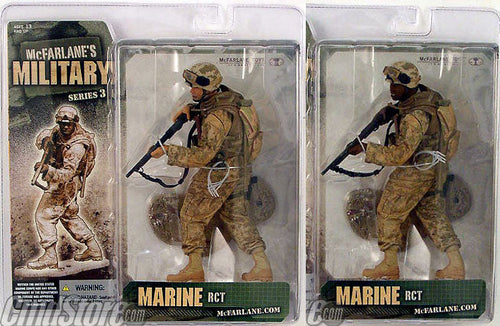 Military Series 3 Action Figures : Marine RCT (Non Mint Packaging)