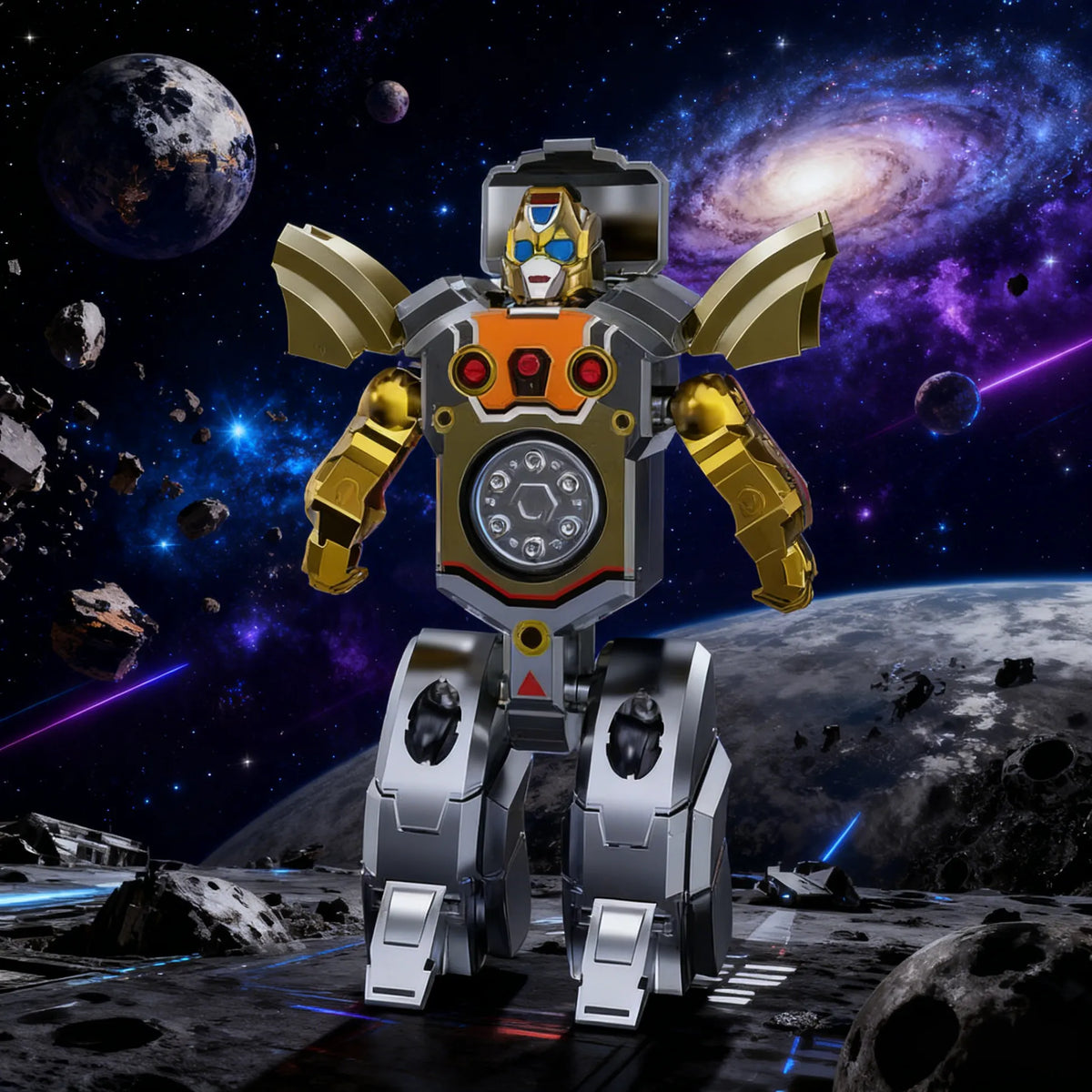 🤖🦖Transformable Finger Spinner: Mech & Dinosaur Dual Editions!
