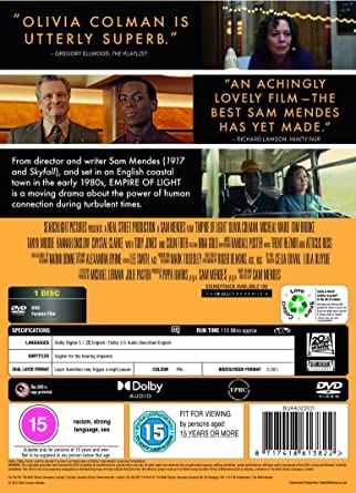 Empire of Light - Sam Mendes [BLU-RAY]