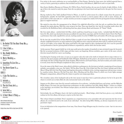 NINA SIMONE - SINGS ELLINGTON [VINYL]