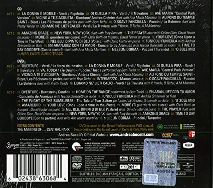 Concerto: One Night in Central Park - 10th Anniversary (CD/DVD) [CD]
