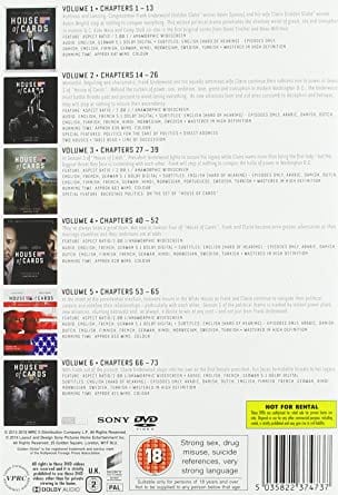 House of Cards: The Complete Series - Alex Barnow [DVD]