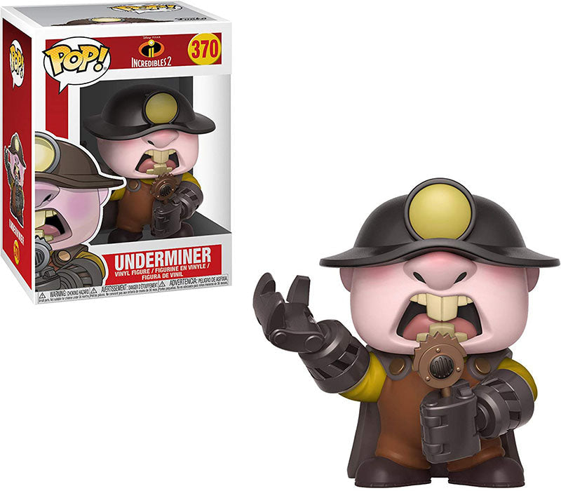 Pop Movies 3.75 Inch Action Figure Incredibles 2 - Underminer #370