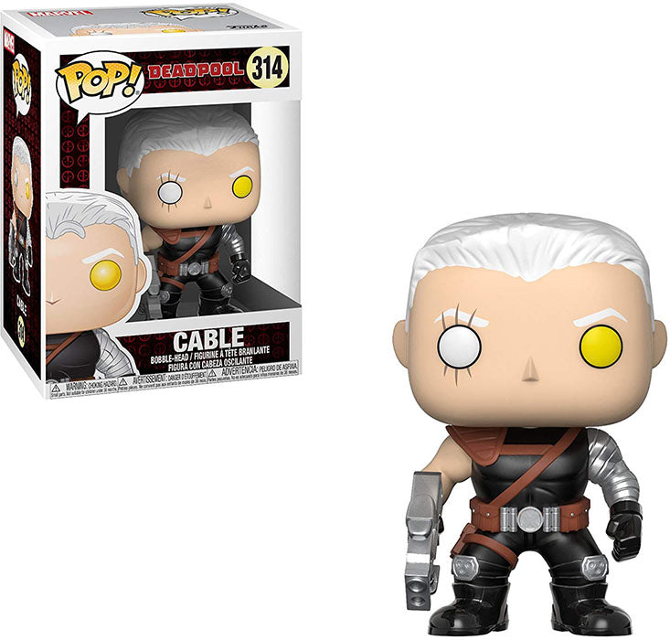 Pop Marvel 3.75 Inch Action Figure Deadpool - Cable #314