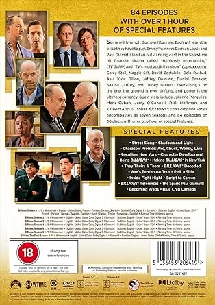 Billions: The Complete Series - Damian Lewis [DVD]