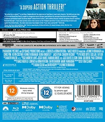 Jack Ryan: Shadow Recruit - Kenneth Branagh [4K UHD]