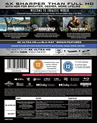 Jurassic World Trilogy - Colin Trevorrow [4K UHD]