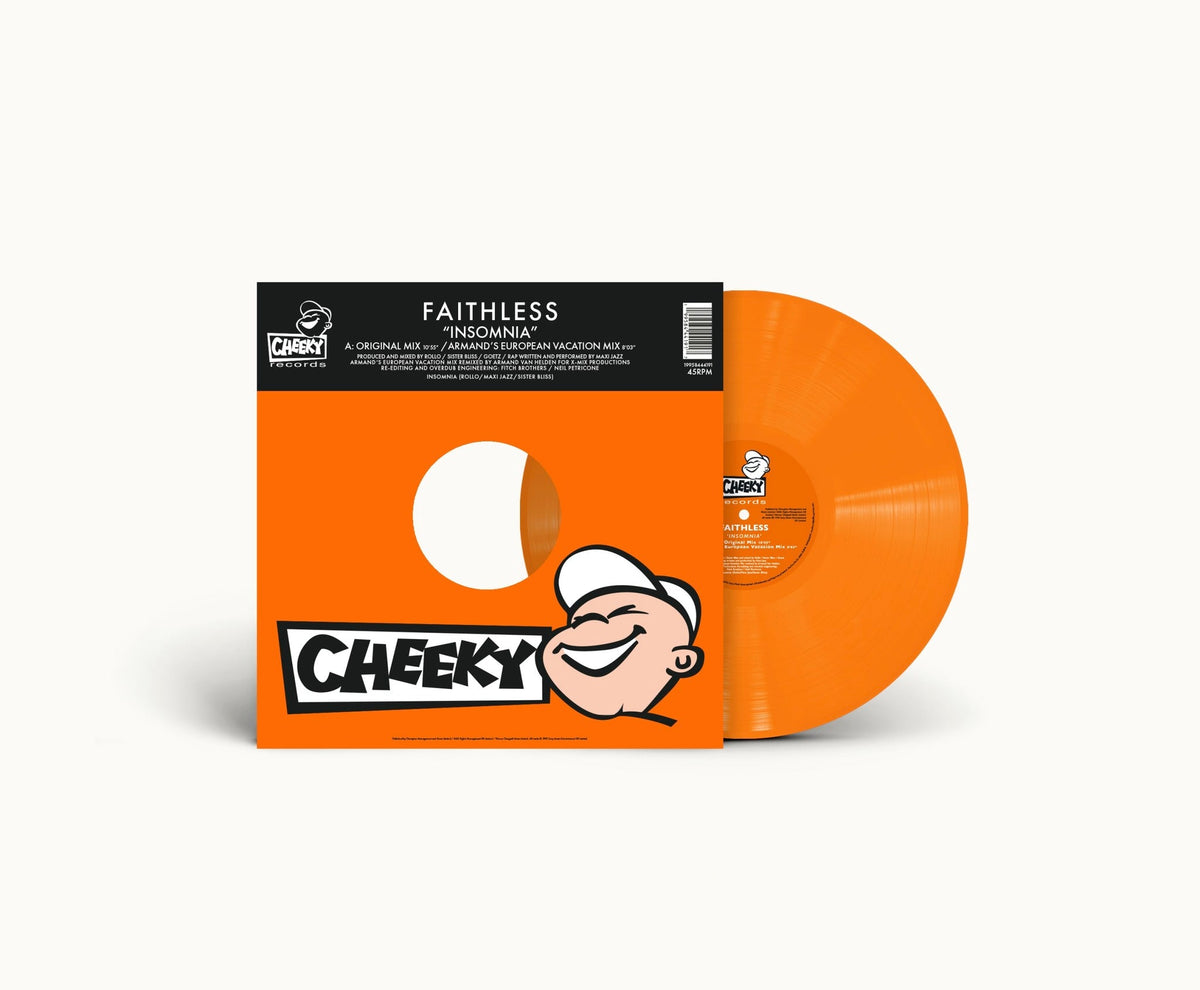 Insomnia: 30th Anniversary (Orange Edition) - Faithless [Colour Vinyl]