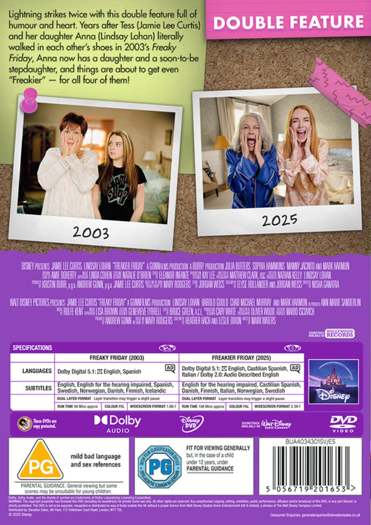 Freaky Friday/Freakier Friday: Double Pack - Mark S. Waters [DVD]