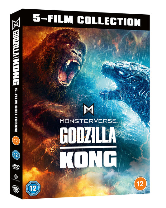 Monsterverse - Godzilla King Kong 5-Film Collection [DVD]