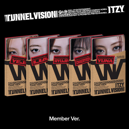 Tunnel Vision (MEMBER Ver.) - ITZY [CD]