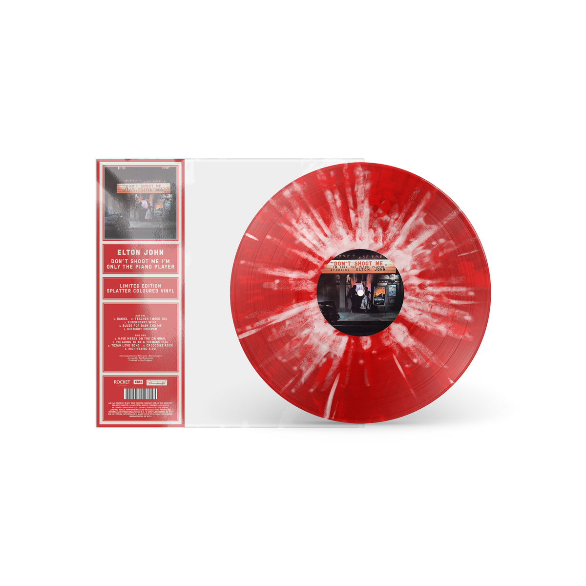 Don't Shoot Me, I'm Only The Piano Player (Splatter Edition) - Elton John [Colour Vinyl]