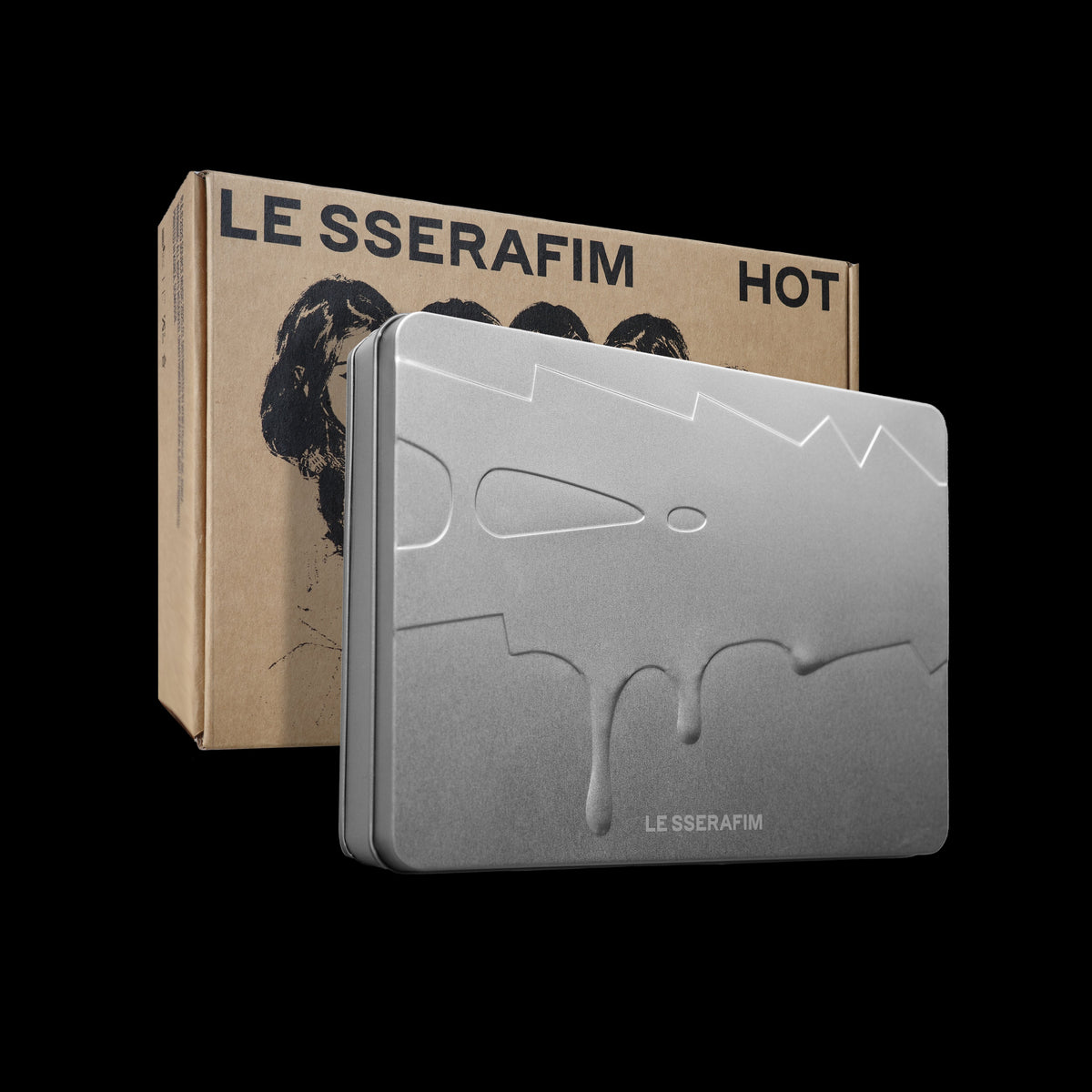 5th Mini Album ‘HOT’ (TIN CASE ver.) - LE SSERAFIM [CD]