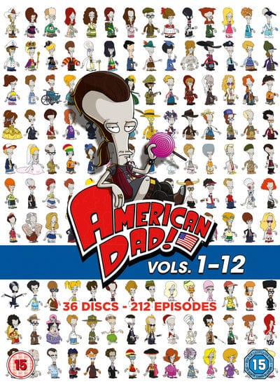 American Dad!: Volumes 1-12 - Seth MacFarlane [DVD]