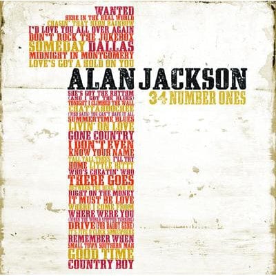 34 Numbers Ones - Alan Jackson [CD]