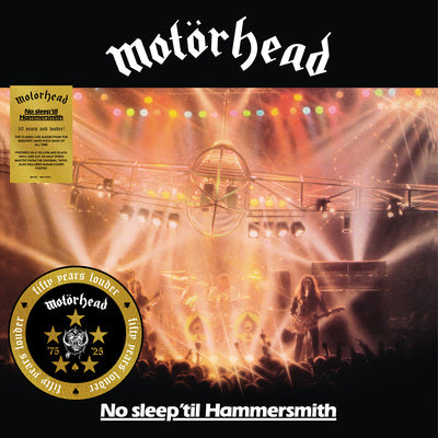 No Sleep 'Til Hammersmith (50th Anniversary Yellow & Black Splatter Edition) - Motörhead [Colour Vinyl]