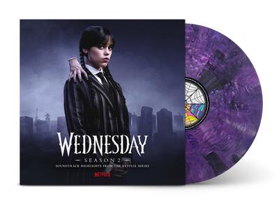 Wednesday Season 2 (Purple and Black Blended Transparent Edition) - Chris Bacon [Colour Vinyl]