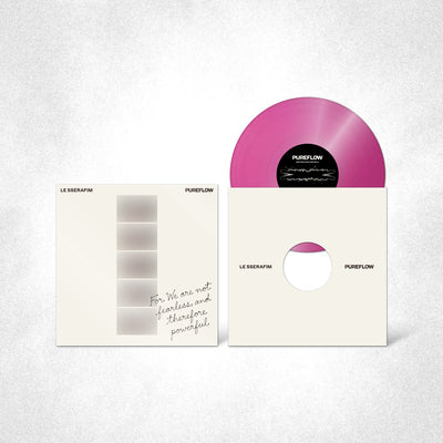 2nd Studio Album 'PUREFLOW' Pt.1 (Hot Pink Glitter Ver.) - LE SSERAFIM [Colour Vinyl]