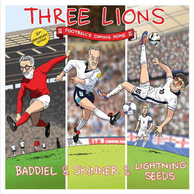 Three Lions (Football's Coming Home): 30th Anniversary Edition - Baddiel, Skinner & Lightning Seeds [VINYL]