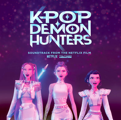 KPop Demon Hunters (Golden Discs Exclusive "Shining Super Pink" Anniversary Edition) - Various Artists [Colour Vinyl]