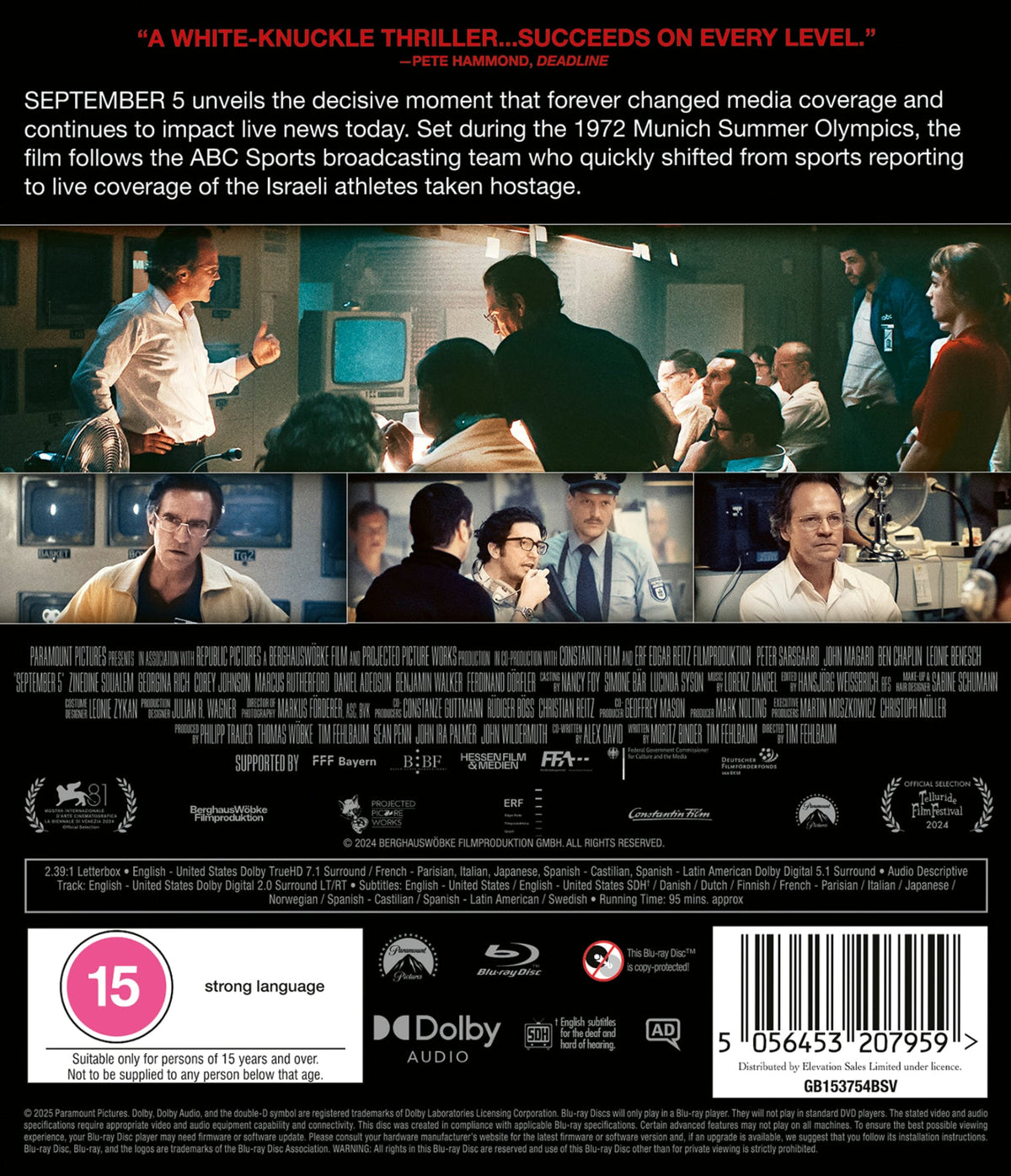 September 5 - Tim Fehlbaum [BLU-RAY]