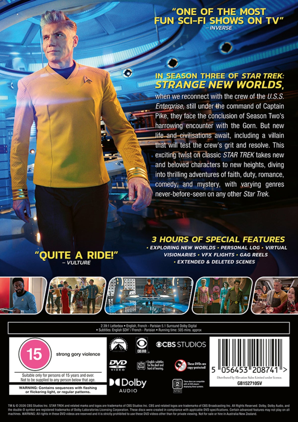 Star Trek: Strange New Worlds - Season Three - Anson Mount [DVD]