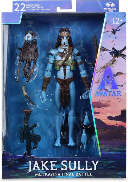 Avatar Fire and Ash 7 Inch Action Figure Exclusive - Jake Sully Metkayina Final Battle #01