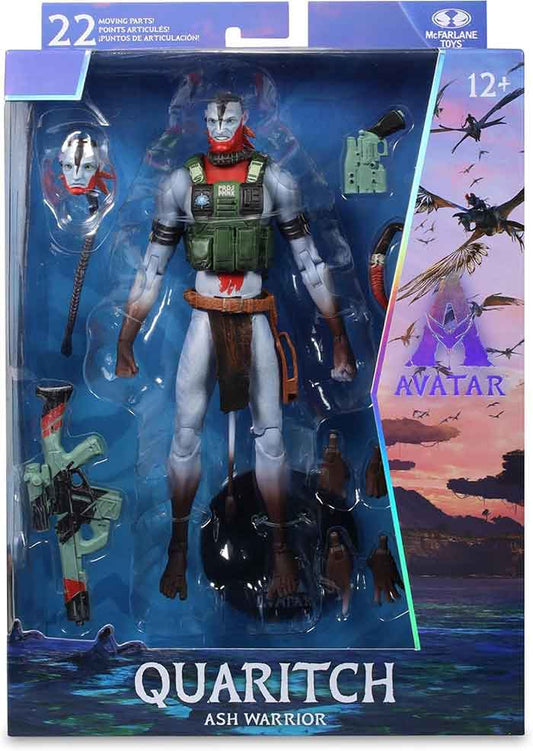 Avatar Fire and Ash 7 Inch Action Figure Exclusive - Quaritch Ash Warrior #04