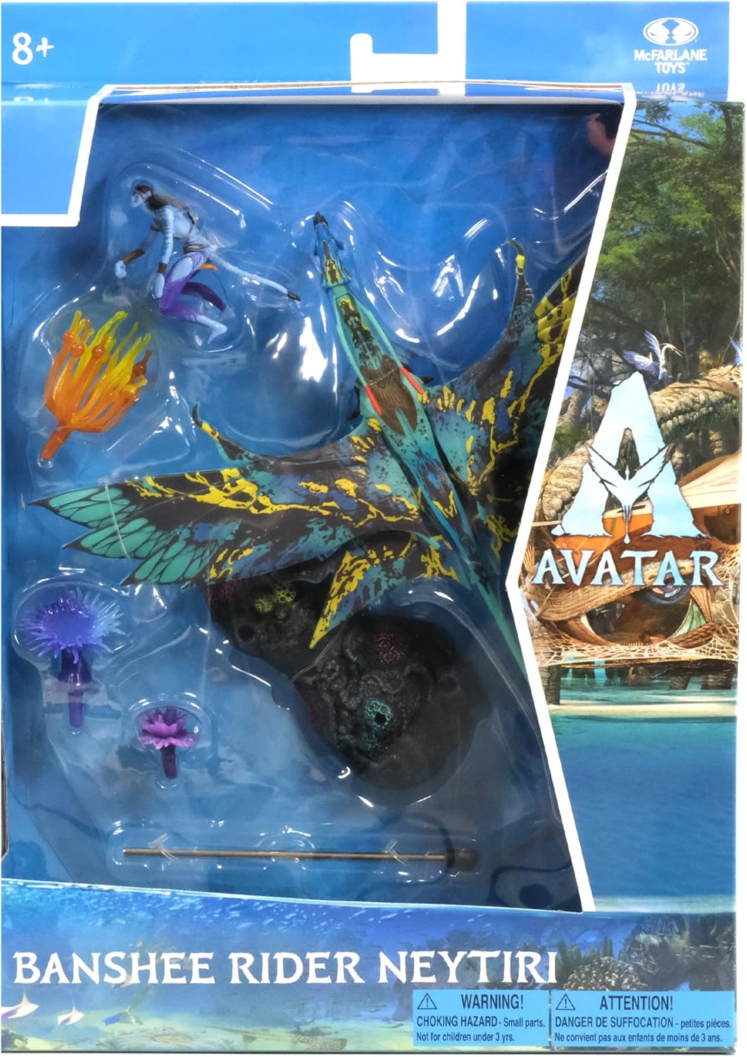 Avatar The Way Of Water Playset World Of Pandora - Banshee Rider Neytiri